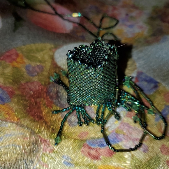 Handmade Beaded Tassel Amulet Pouch Necklace - Picture 3 of 3